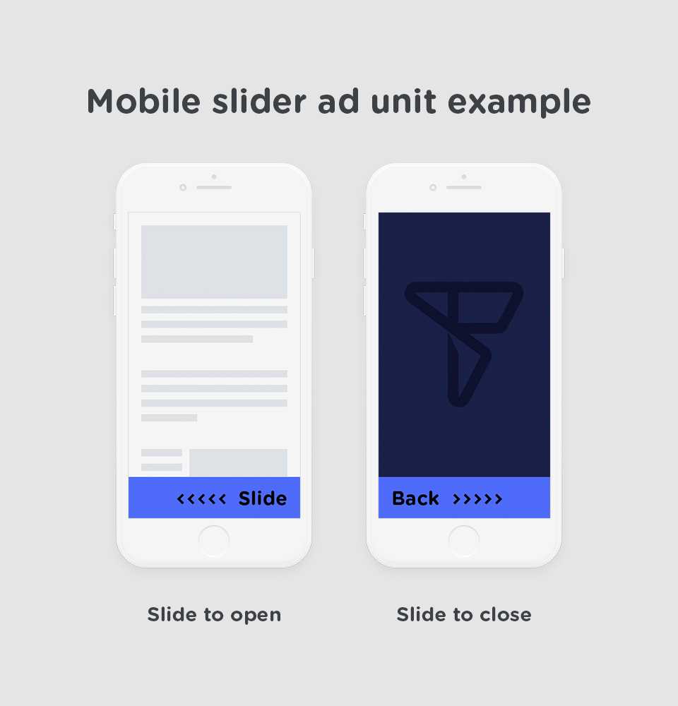 Example Mobile Slider Ad Unit
