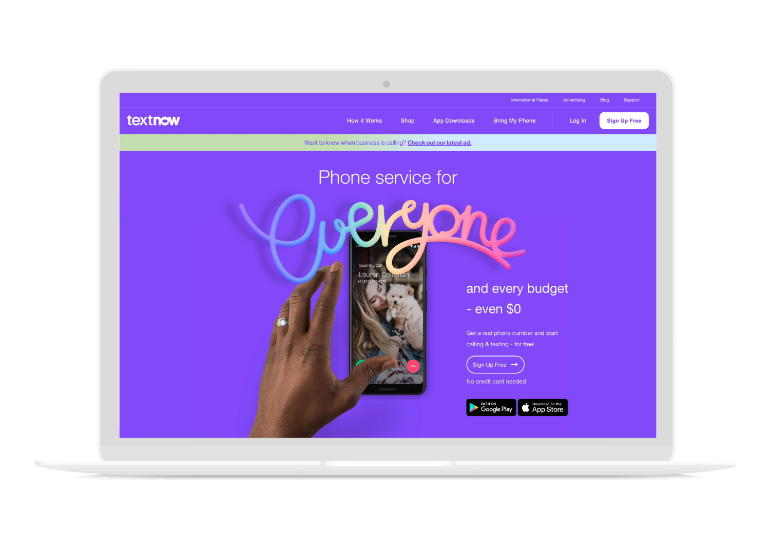 Case Study – TextNow Desktop