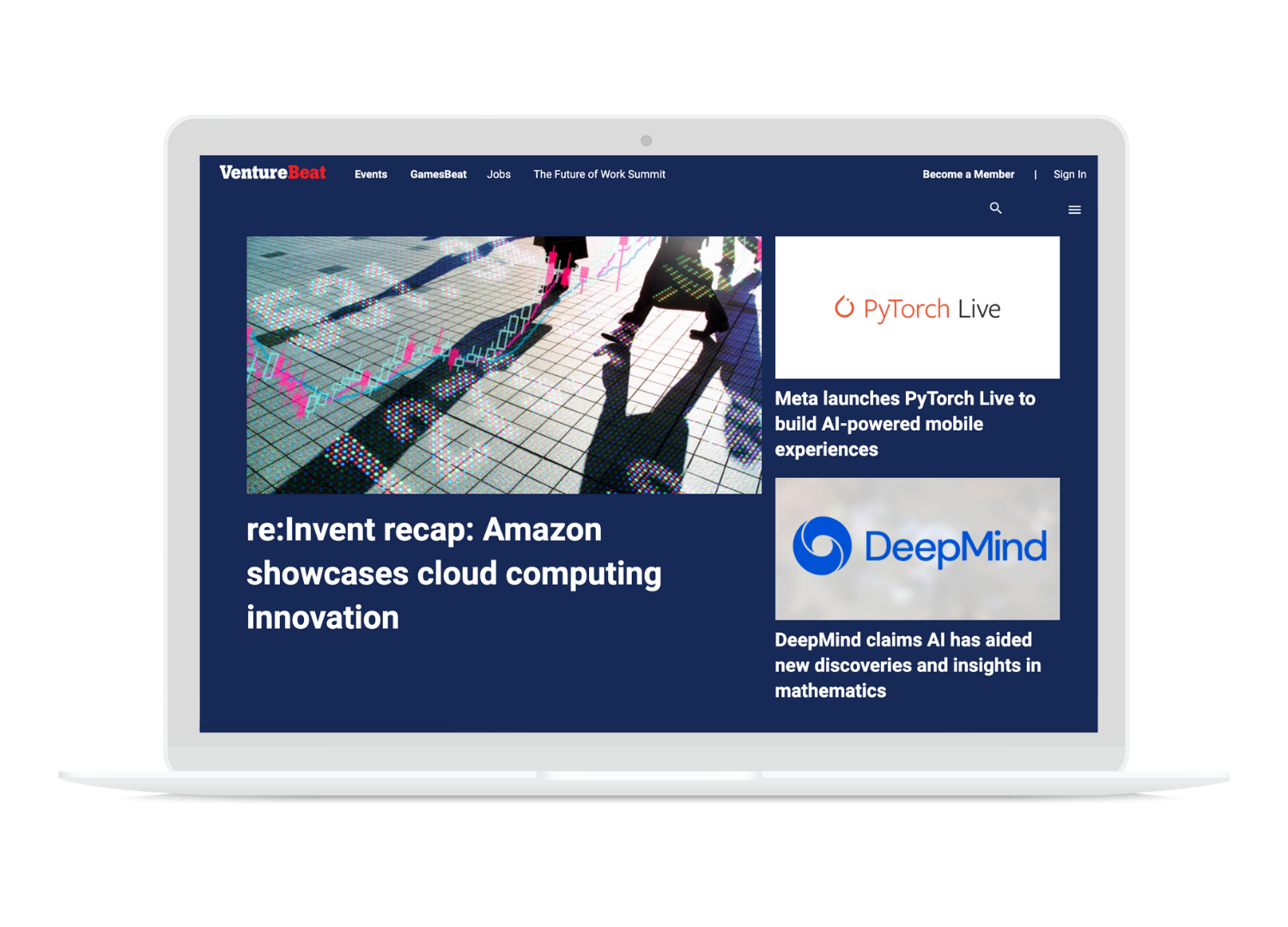 Case Study – Venture Beat Desktop